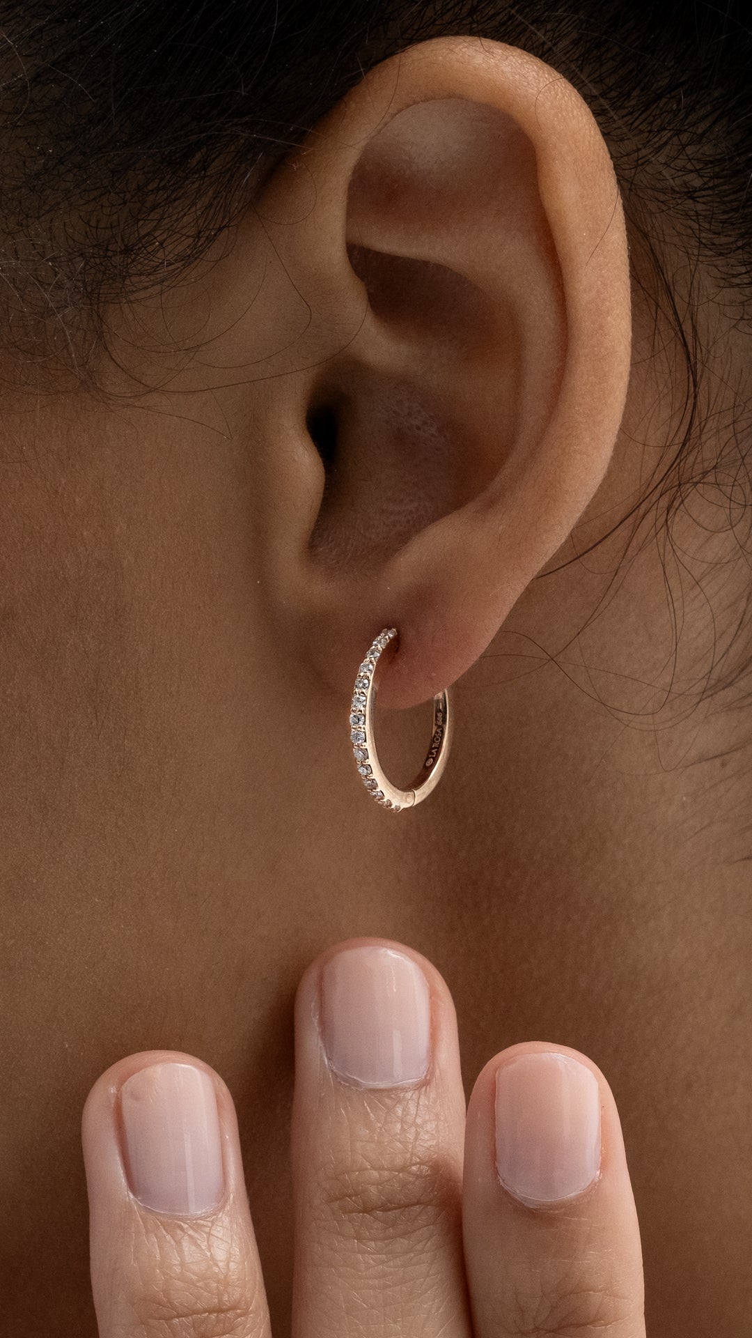 Cercei MD50469 din aur galben 14k cu diamante - Bijuterii LA ROSA