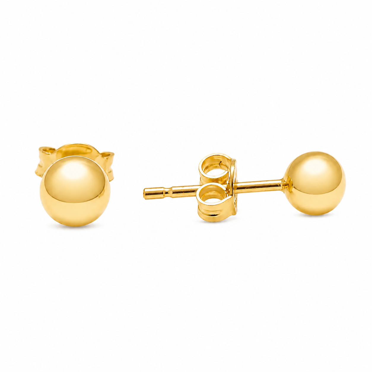 Cercei sfera SORE022 din aur galben 14k