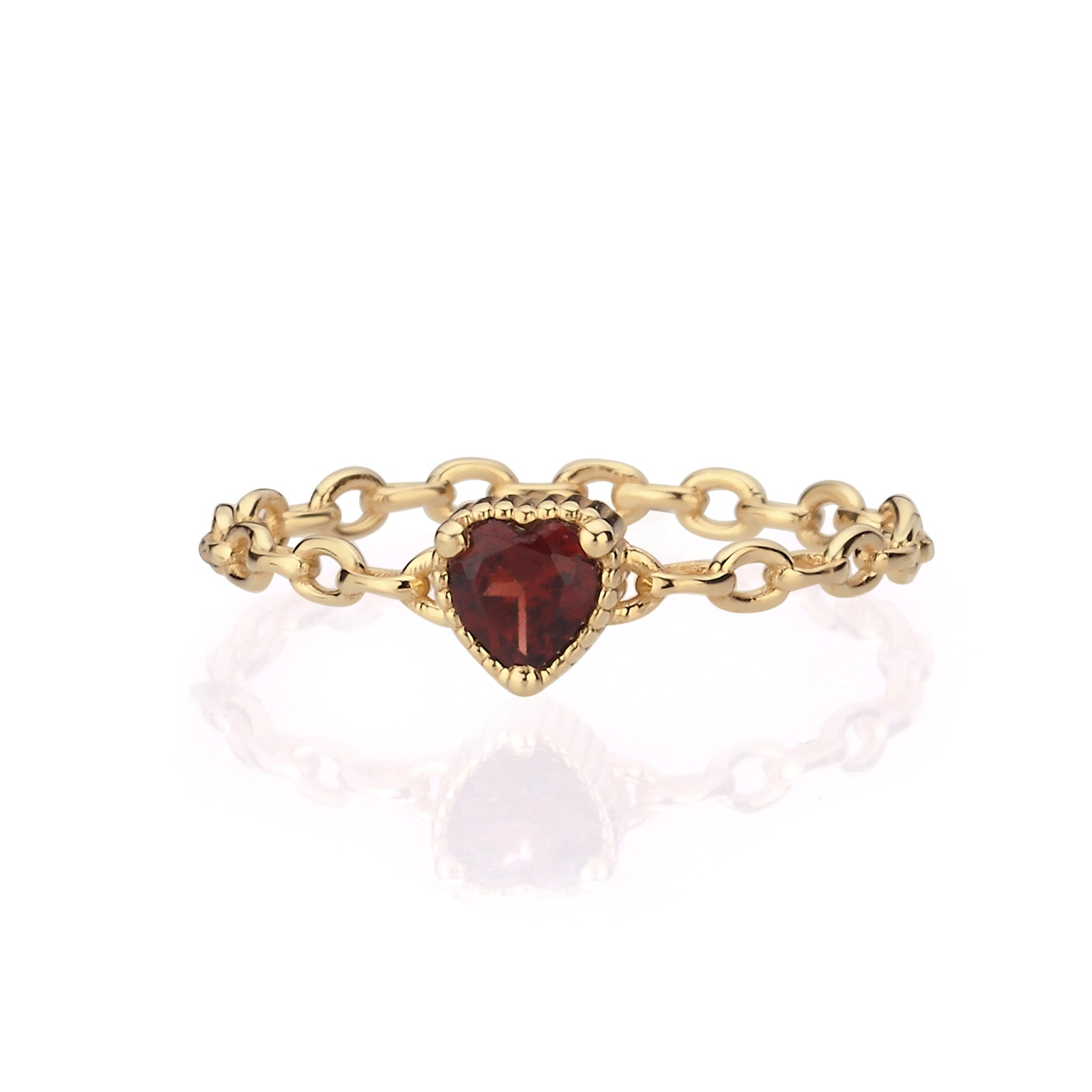 INEL ENCHANTED DIN AUR GALBEN CU TOPAZ FORMA INIMA - Bijuterii LA ROSA