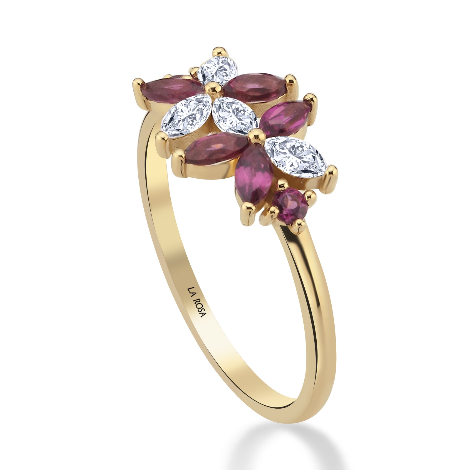 INEL TWILIGHT WISP DIN AUR GALBEN 14K CU DIAMANT SI TOPAZ - Bijuterii LA ROSA