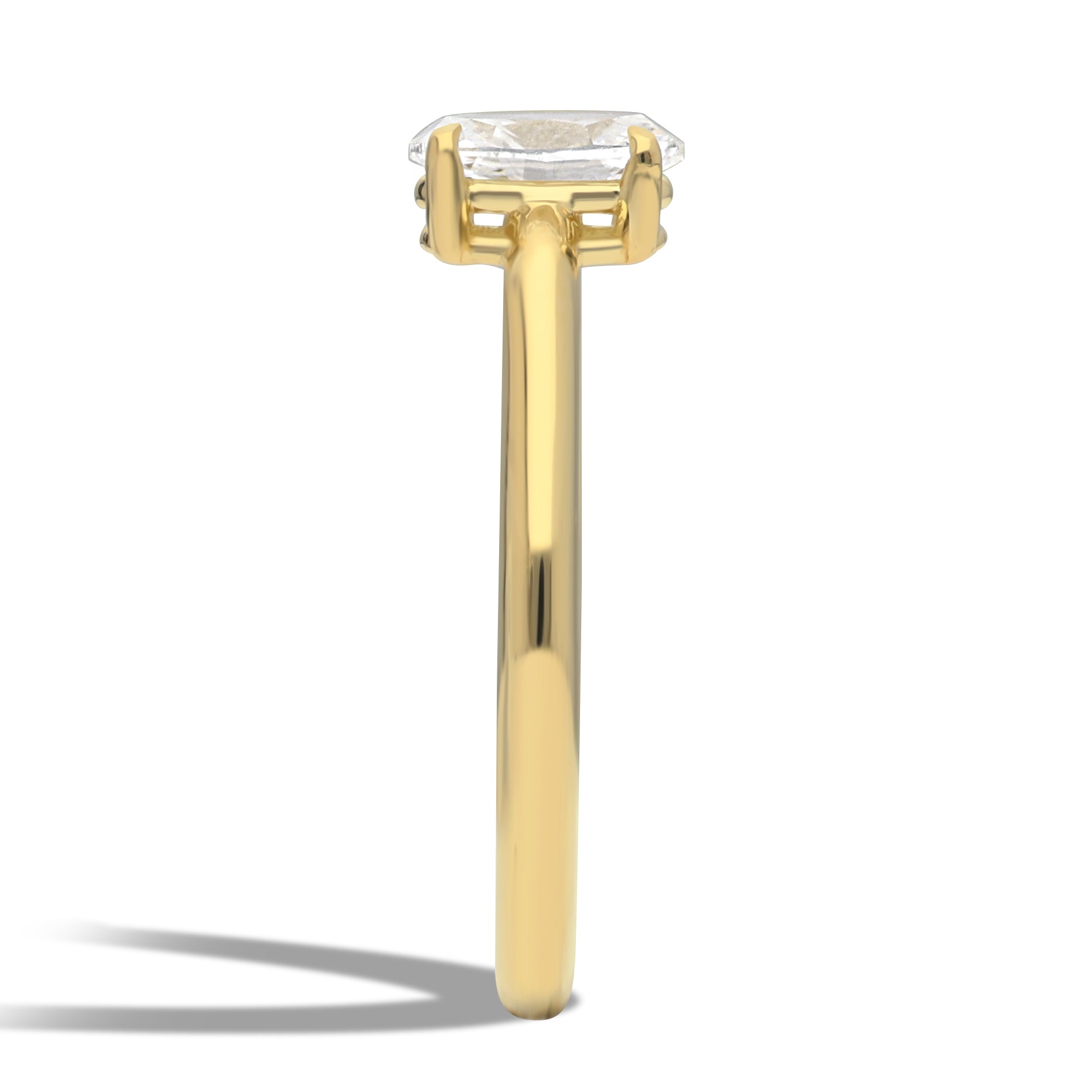 Inel de logodna LRY602 din aur galben cu diamant (copy) - Bijuterii LA ROSA