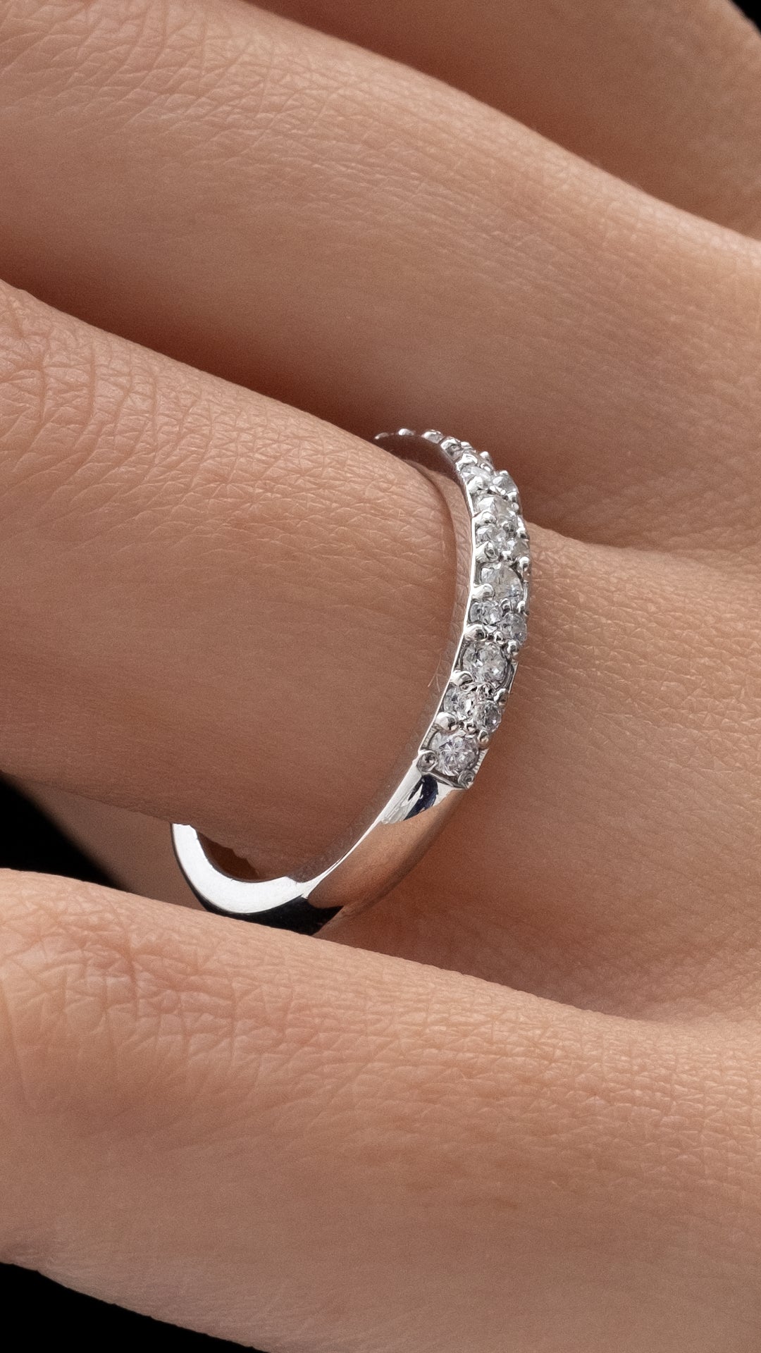 VERIGHETA HALO DIN AUR ALB CU DIAMANTE - Bijuterii LA ROSA