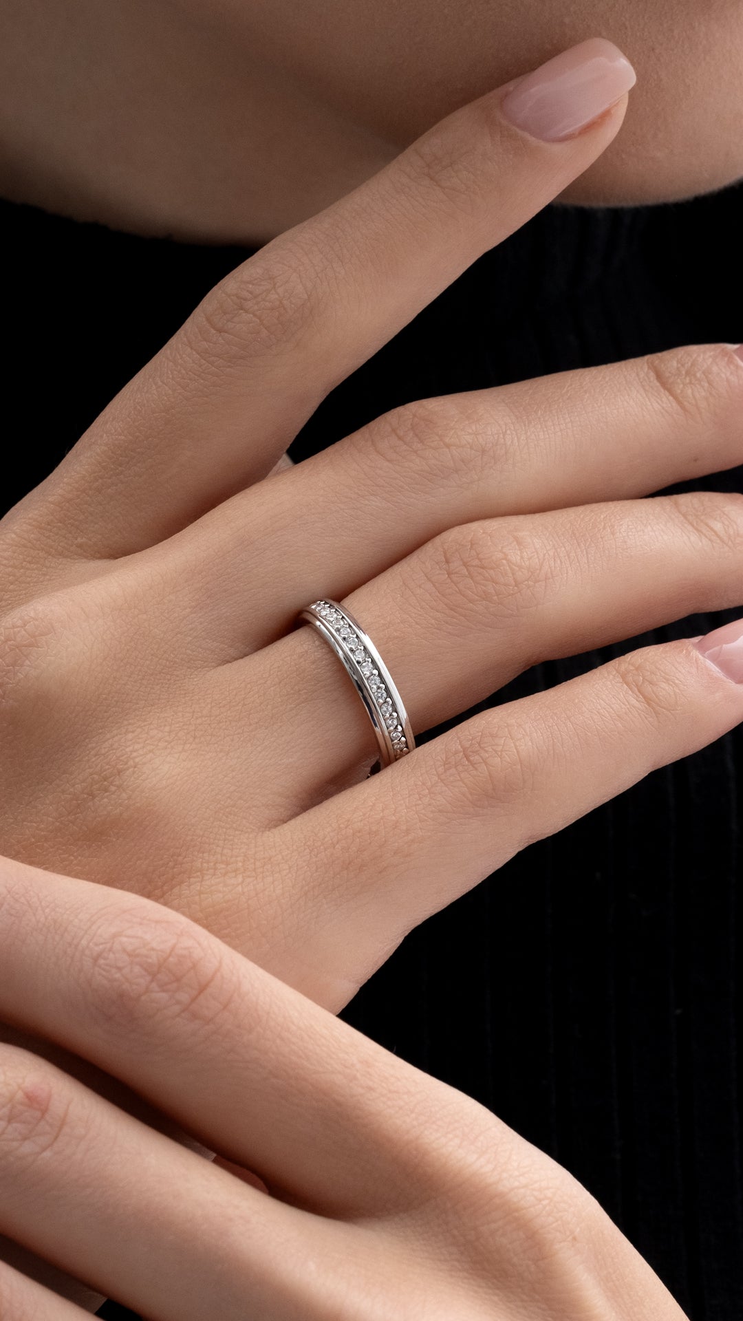 VERIGHETA LEGACY DIN AUR ALB CU DIAMANTE - Bijuterii LA ROSA