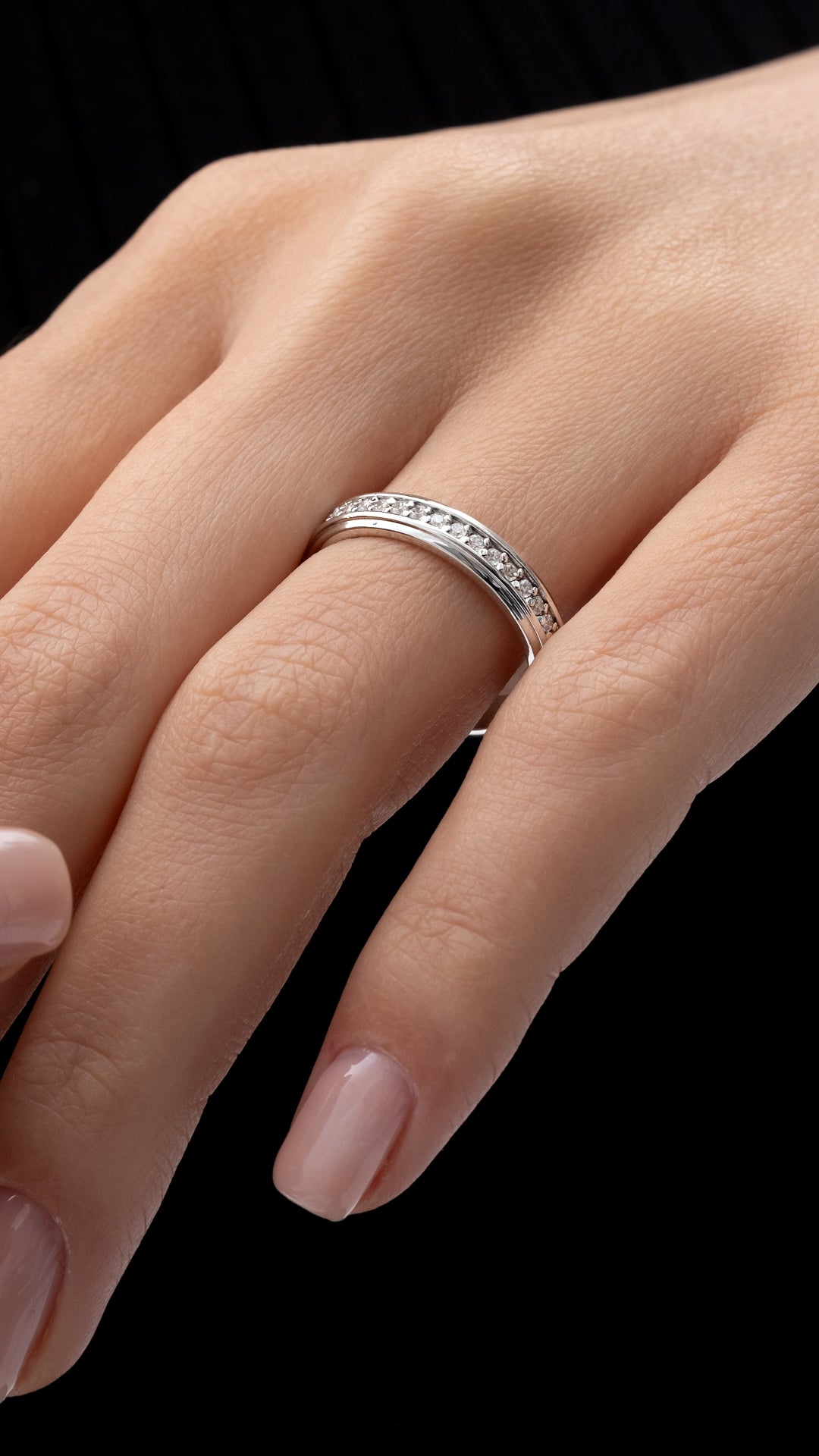 VERIGHETA LEGACY DIN AUR ALB CU DIAMANTE - Bijuterii LA ROSA