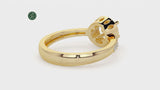 Inel de logodna LGRA1348 din aur alb 18k cu diamante