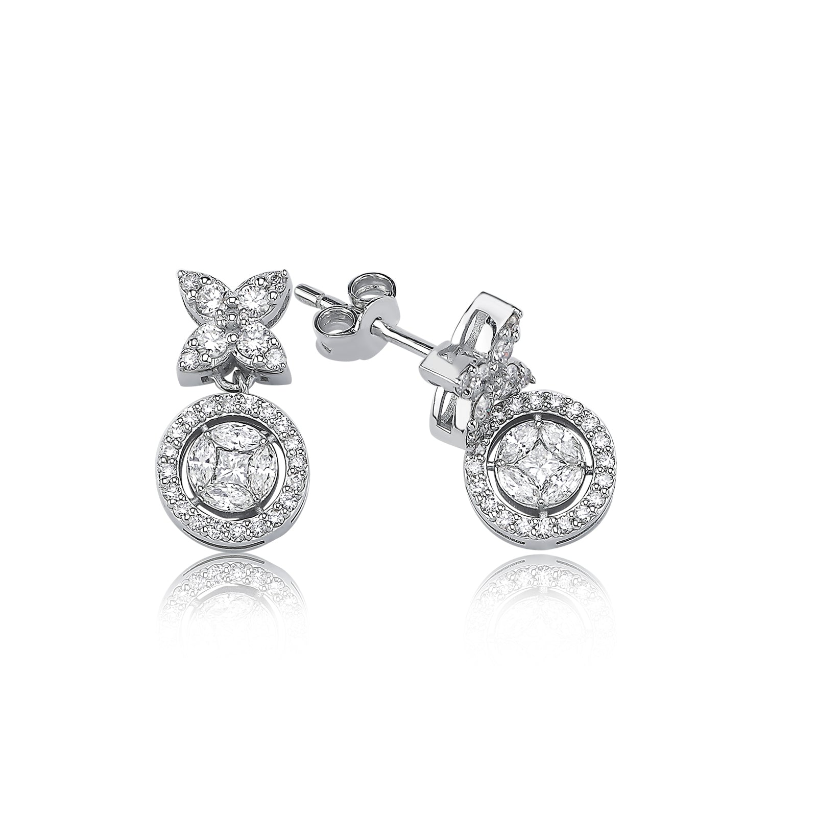 #cerceicluster #cerceirotunzi #cerceifloare ##cerceidiamante #diamante #cerceiauralb #auralb #giacertified