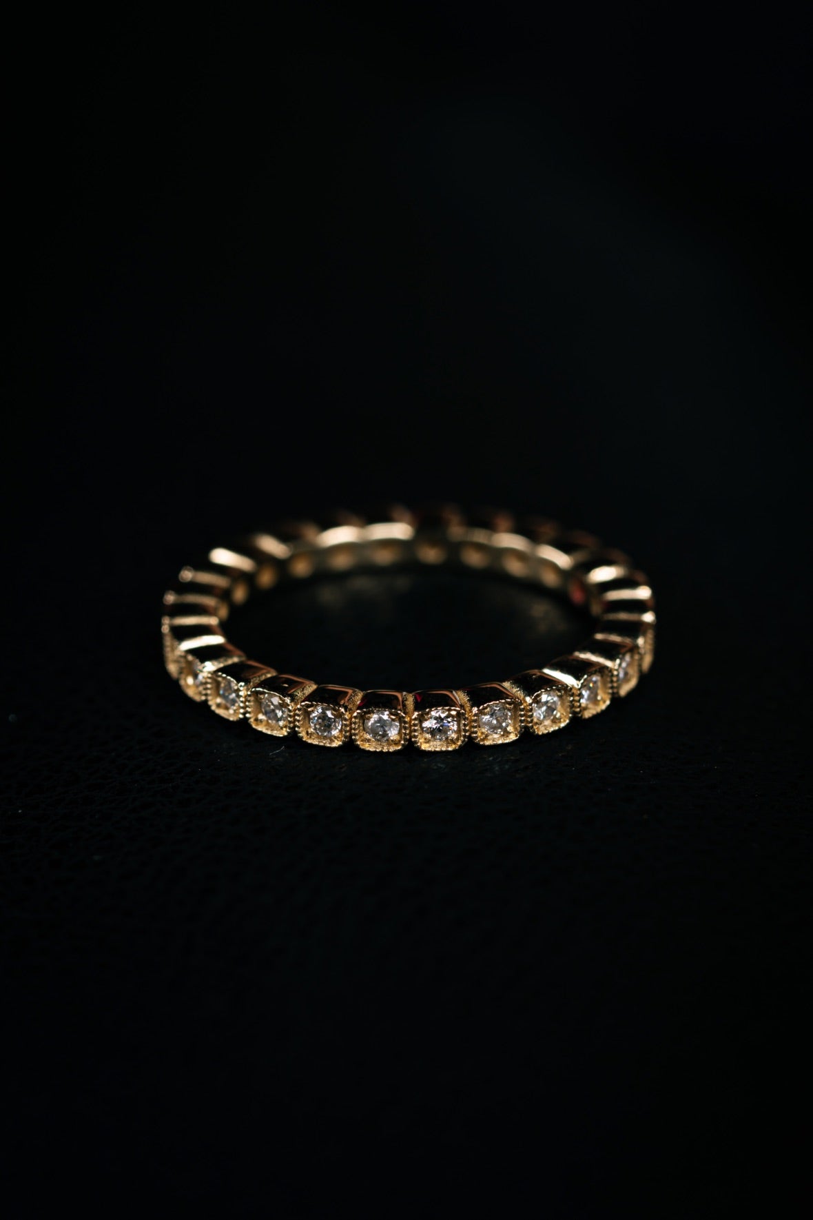 INEL R0008 DIN AUR GALBEN 14K CU DIAMANTE - Bijuterii LA ROSA