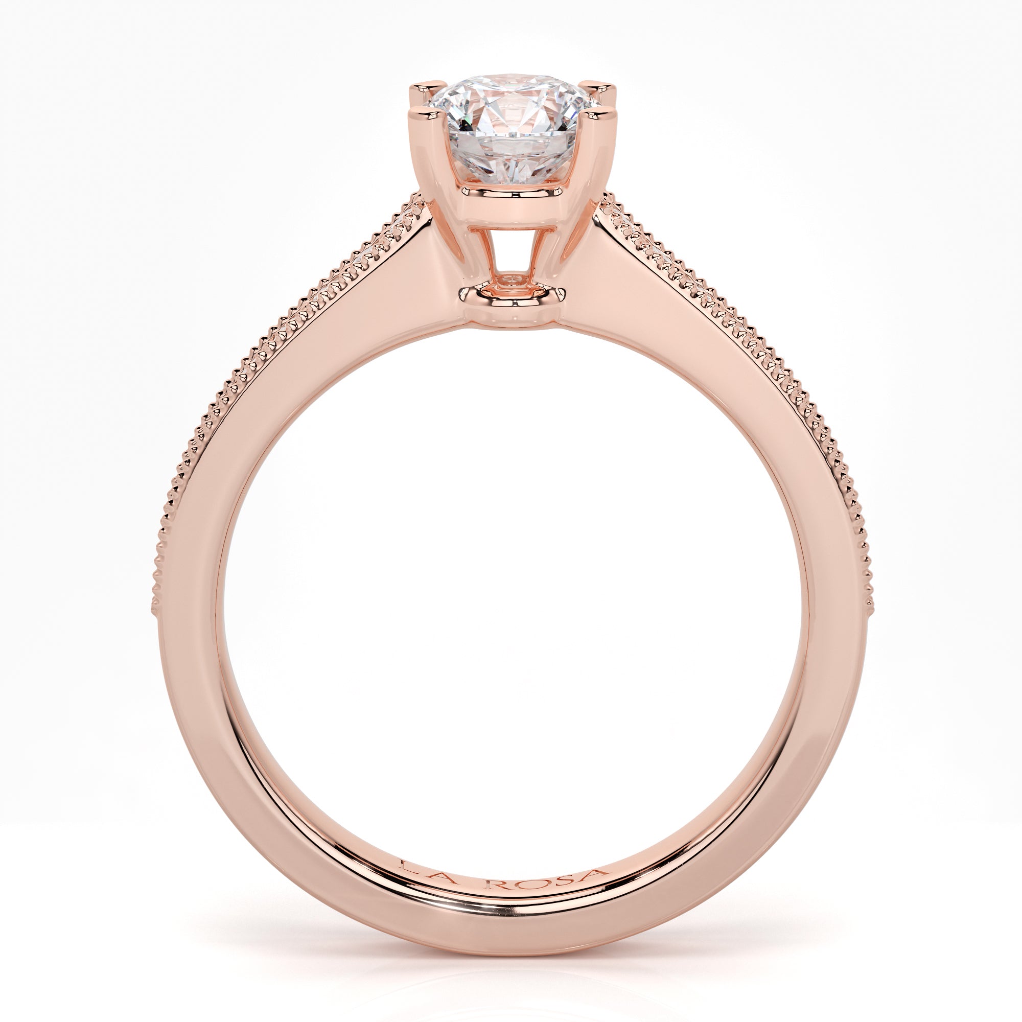 Inel de logodna BUCKING din aur alb 18k cu diamante - Bijuterii LA ROSA - Verighete si Inele de Logodna, bijuterii cu diamante