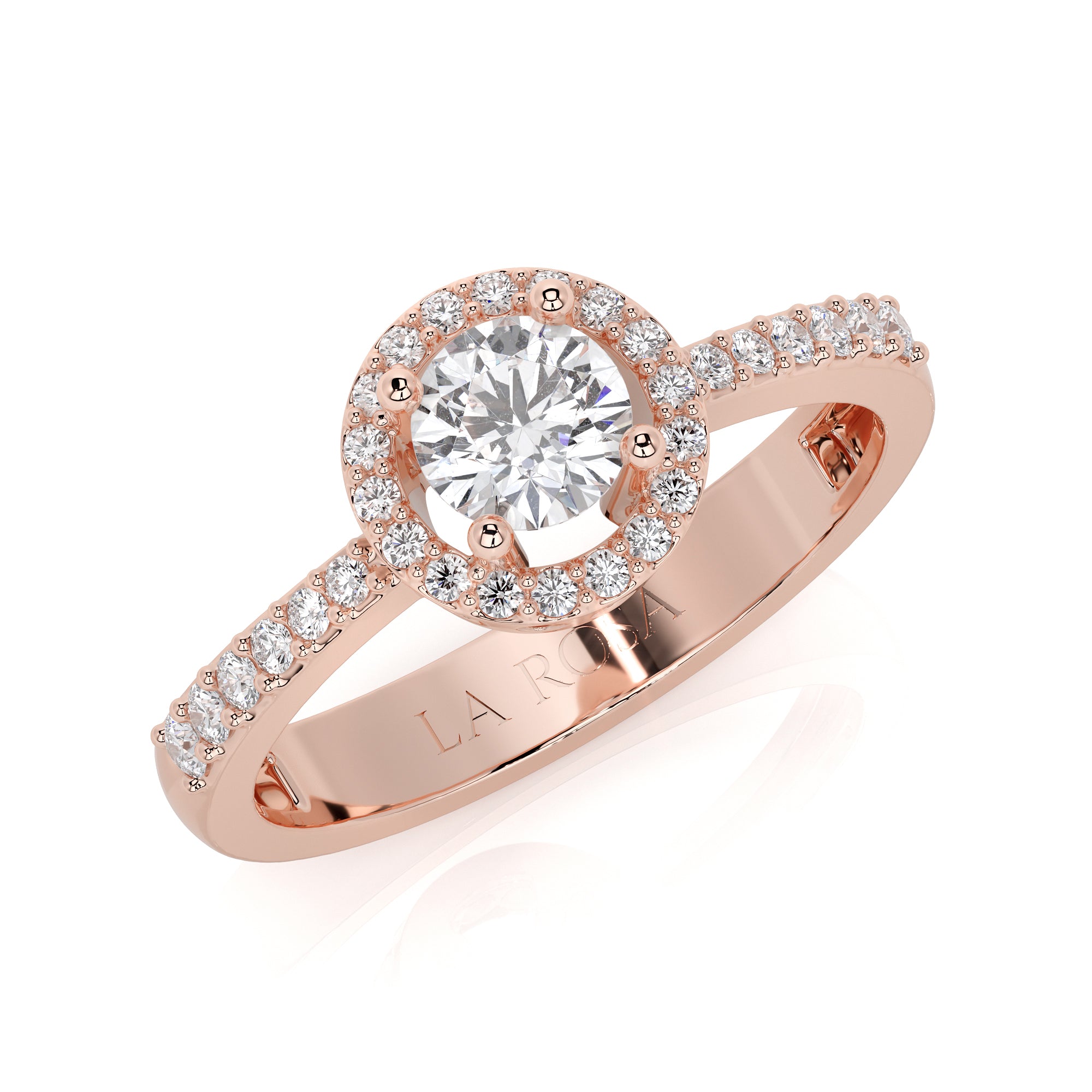 Inel de logodna LGRA1348 din aur alb 18k cu diamante - Bijuterii LA ROSA - Verighete si Inele de Logodna, bijuterii cu diamante