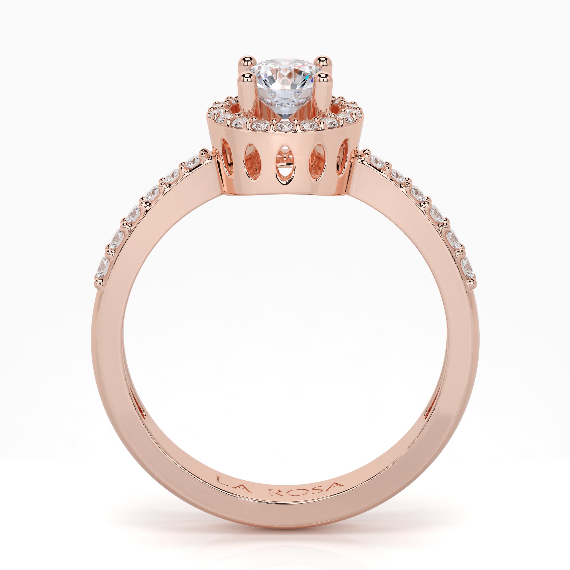 Inel de logodna LGRA1348 din aur alb 18k cu diamante - Bijuterii LA ROSA - Verighete si Inele de Logodna, bijuterii cu diamante