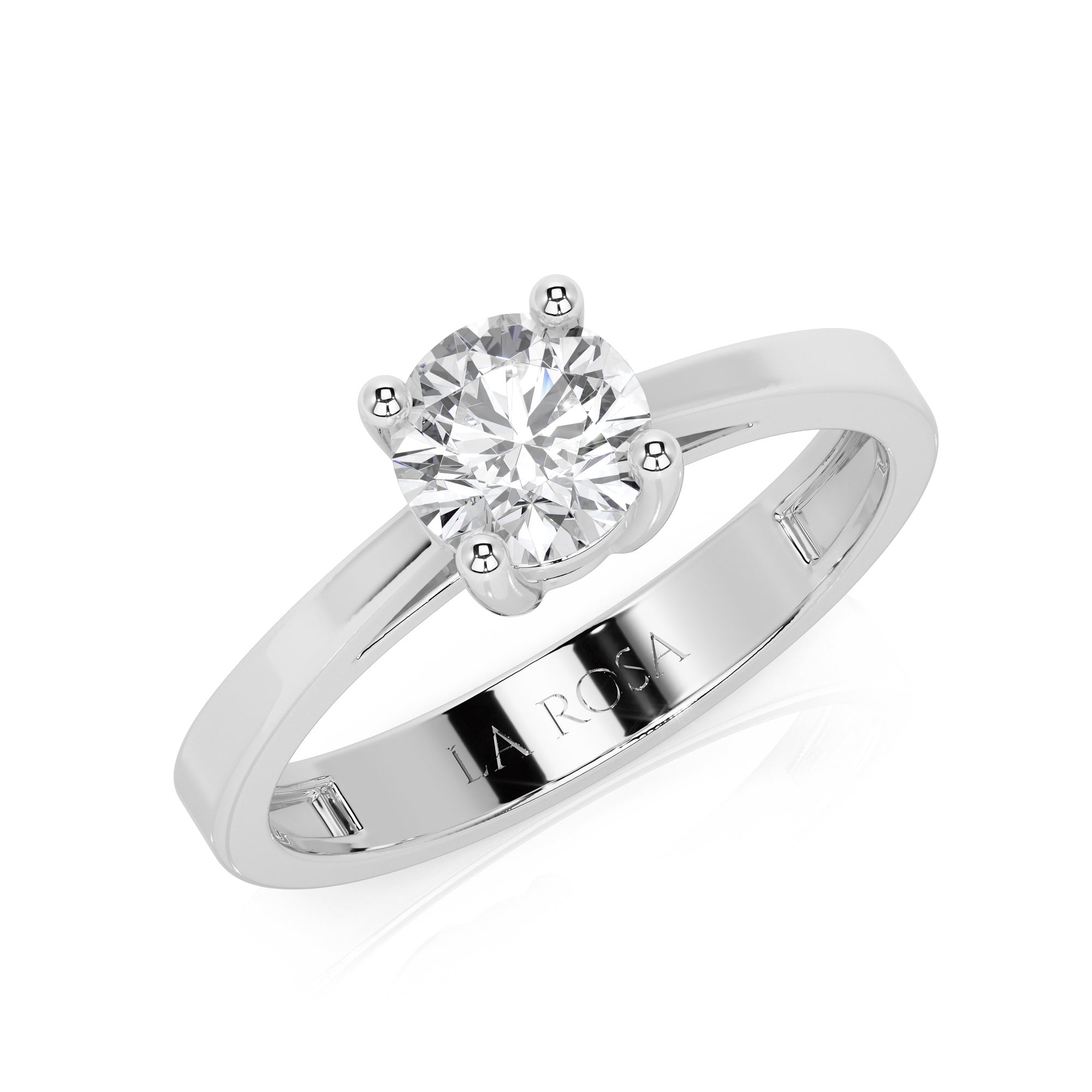 Inel de logodna SAGARA din aur galben 18k cu diamant - Bijuterii LA ROSA