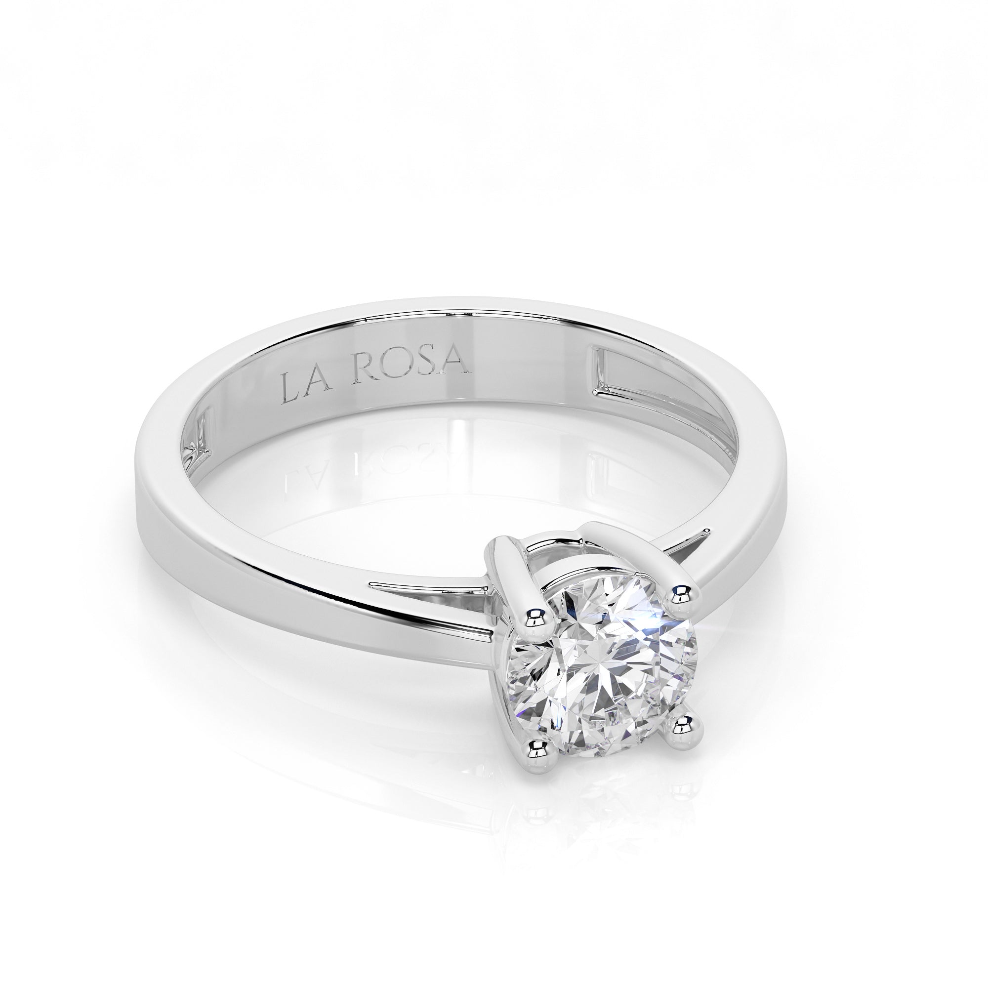 Inel de logodna SAGARA din aur galben 18k cu diamant - Bijuterii LA ROSA