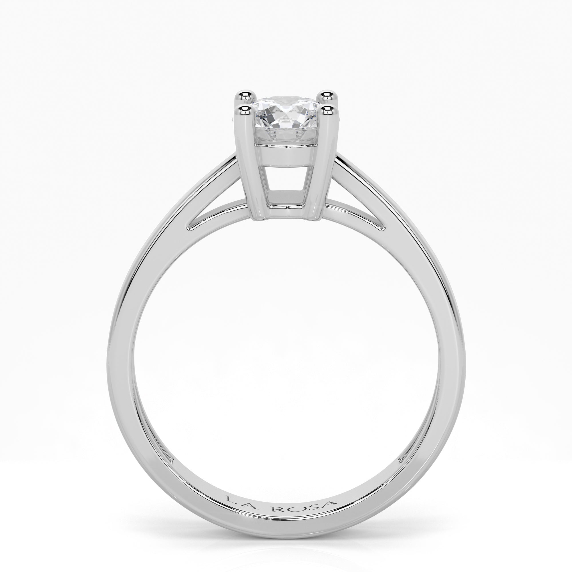 Inel de logodna SAGARA din aur galben 18k cu diamant - Bijuterii LA ROSA