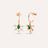 @cerceiaurroz #cerceidama #cerceidiamante #cerceismarald #smaraldlacrima #cerceistilcontemporan #giacertified #aurroz #diamante #diamonds #rosegold #earrings #rosegoldearrings #diamondearrings