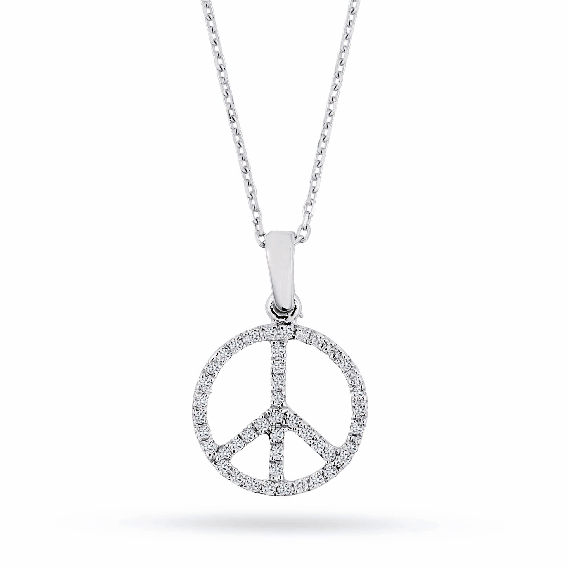 COLIER N000118 DIN AUR ALB 14K FORMA ROTUNDA CU DIAMANTE - Bijuterii LA ROSA - Verighete si Inele de Logodna, bijuterii cu diamante