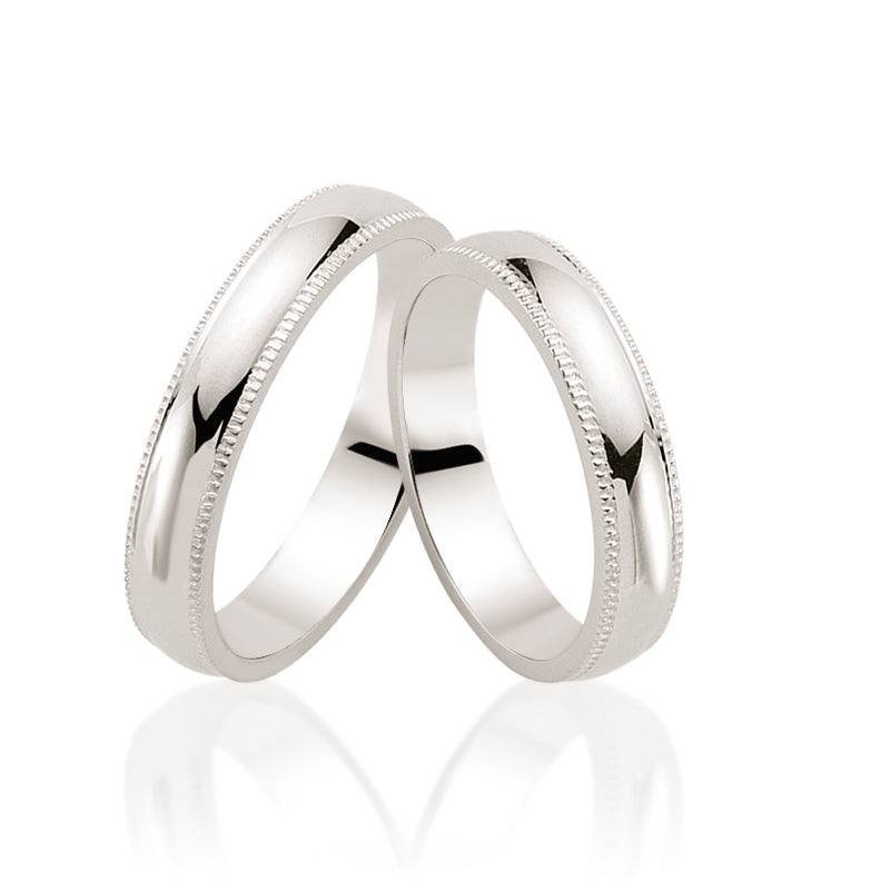 Verighete Lrx343 din platina - Bijuterii LA ROSA