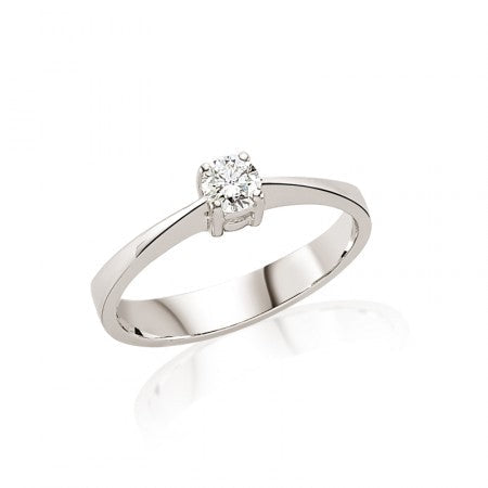Inel de logodna LRY147 din platina cu diamant - Bijuterii LA ROSA