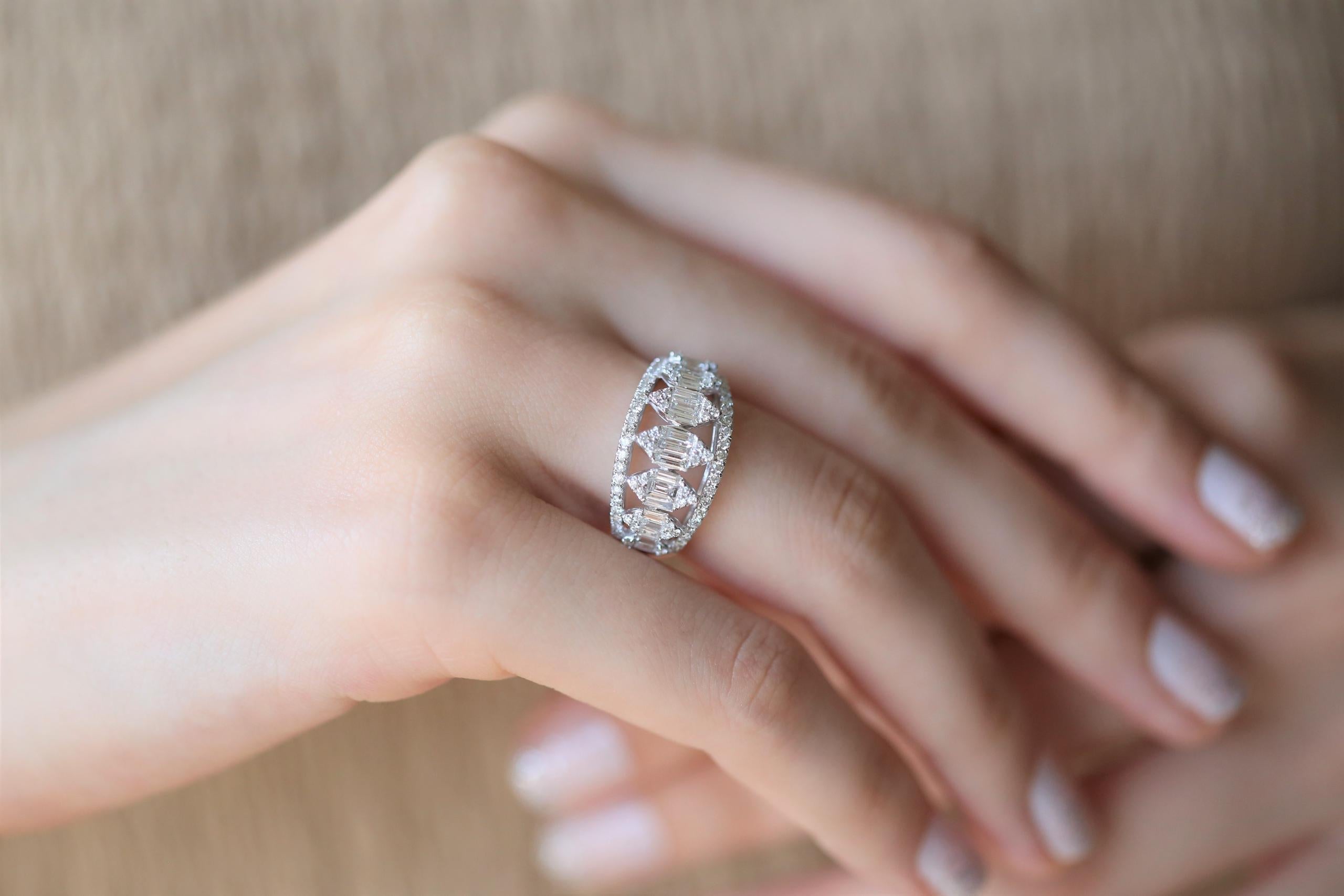 INEL R003160 DIN AUR ALB 14K CU DIAMANTE - Bijuterii LA ROSA - Verighete si Inele de Logodna, bijuterii cu diamante