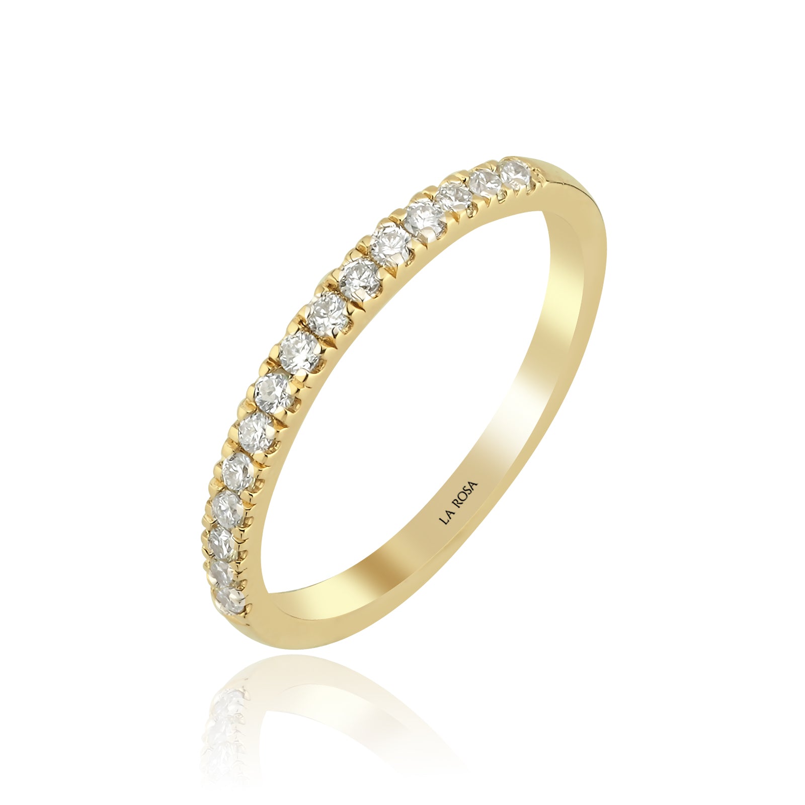Inel AVS2102 din aur galben 14k cu diamante - Bijuterii LA ROSA