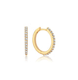 Cercei MD50469 din aur galben 14k cu diamante - Bijuterii LA ROSA