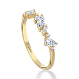 INEL SERENE SPARKLE DIN AUR GALBEN 14K CU DIAMANTE