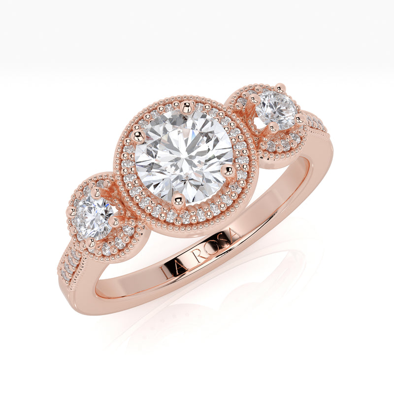 Inel de logodna SAGRADA din aur alb 18k cu diamante - Bijuterii LA ROSA