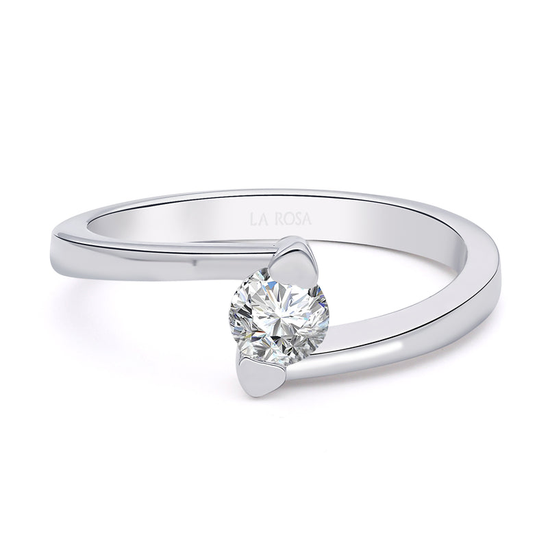 Inel de logodna LGRA1338 din platina cu diamant