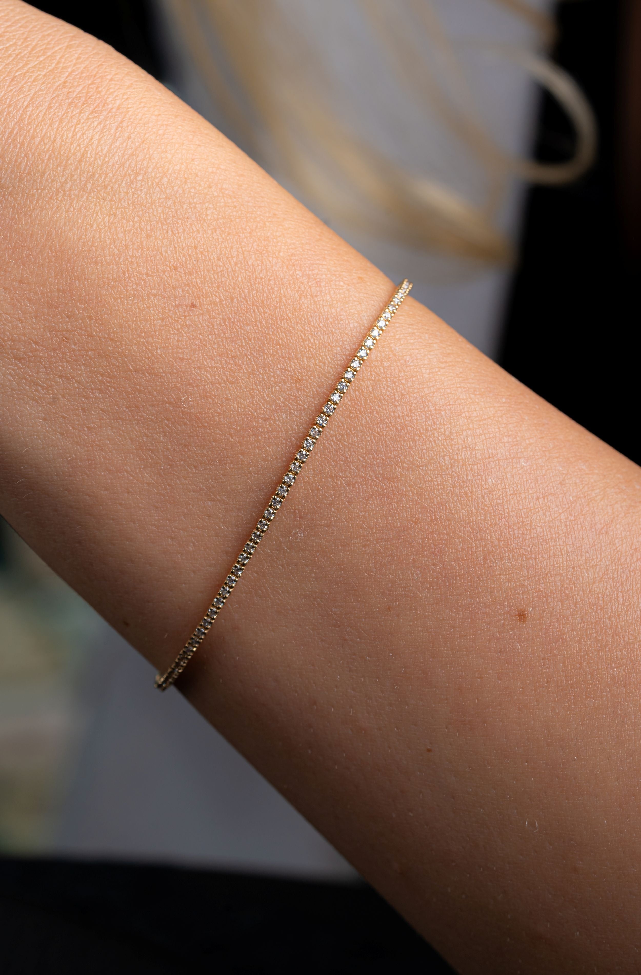 Bratara tennis LDB0003 aur galben 14k cu diamante naturale rotunde 0.87ct