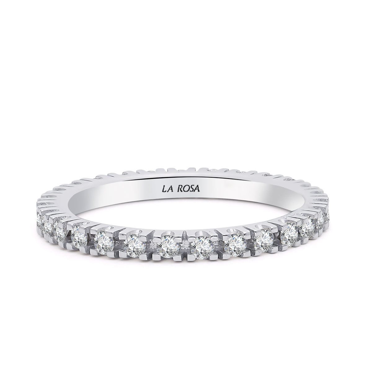 Inel ETERNITY MD37228 DIN AUR ALB 14K CU DIAMANTE - Bijuterii LA ROSA