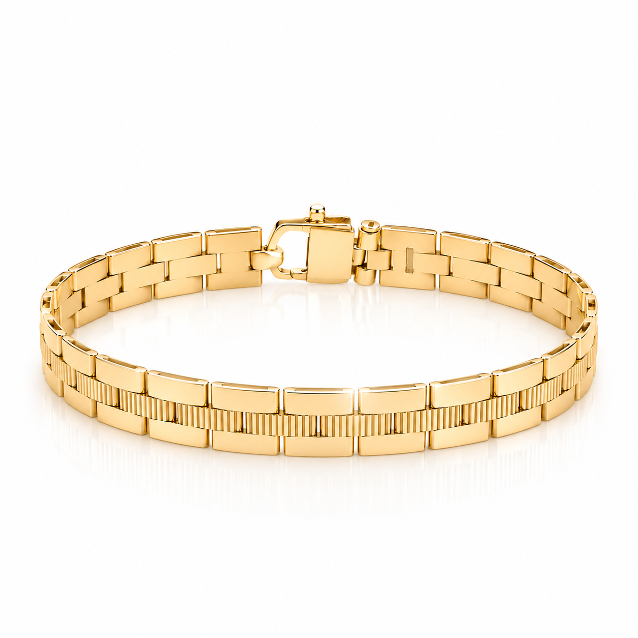 Bratara barbati SORB022 din aur galben 14k