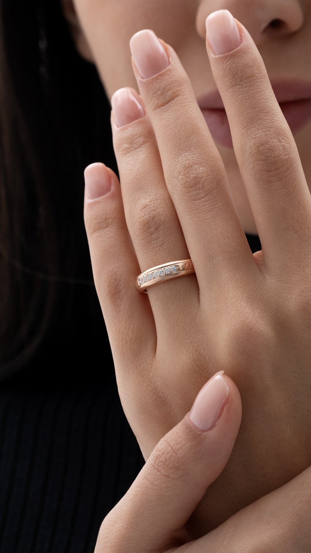 VERIGHETA ZENITH DIN AUR ROZ CU DIAMANTE - Bijuterii LA ROSA