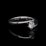 Inel de logodna LGRA1338 din platina cu diamant