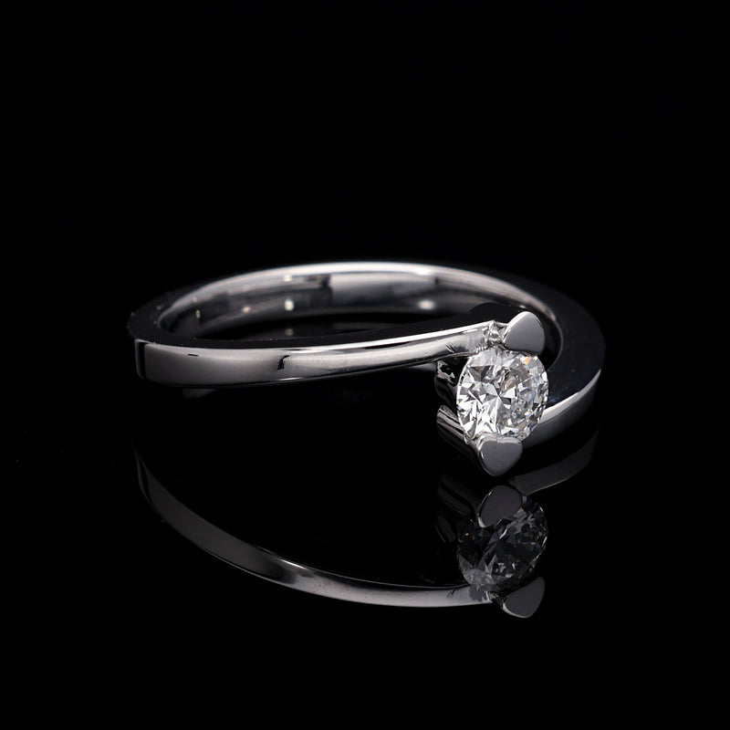 Inel de logodna LGRA1338 din platina cu diamant
