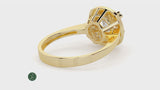 Inel de logodna SAMANO din aur alb 18k cu diamante