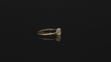 Inel de logodna LRY603 din aur galben 18k cu diamant