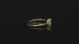 Inel de logodna LRY604 din aur galben 18k cu diamant