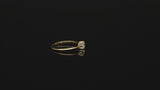 Inel de logodna LRY605 din aur galben 18k cu diamant