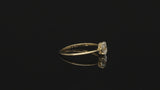 Inel de logodna LRY602 din aur galben 18k cu diamant