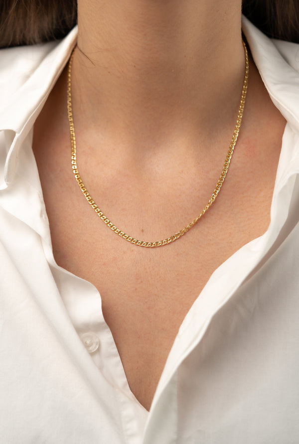 Colier PRSN052 din aur galben 14k - Bijuterii LA ROSA