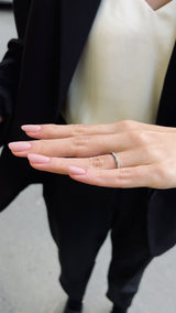 Inel de logodna LRY208 din aur alb 18k cu diamante