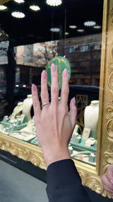 Inel de logodna LGRA1348 din aur alb 18k cu diamante
