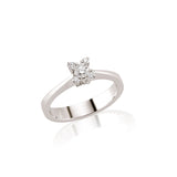 Inel de logodna LRY193 din aur roz 18k cu diamante - Bijuterii LA ROSA