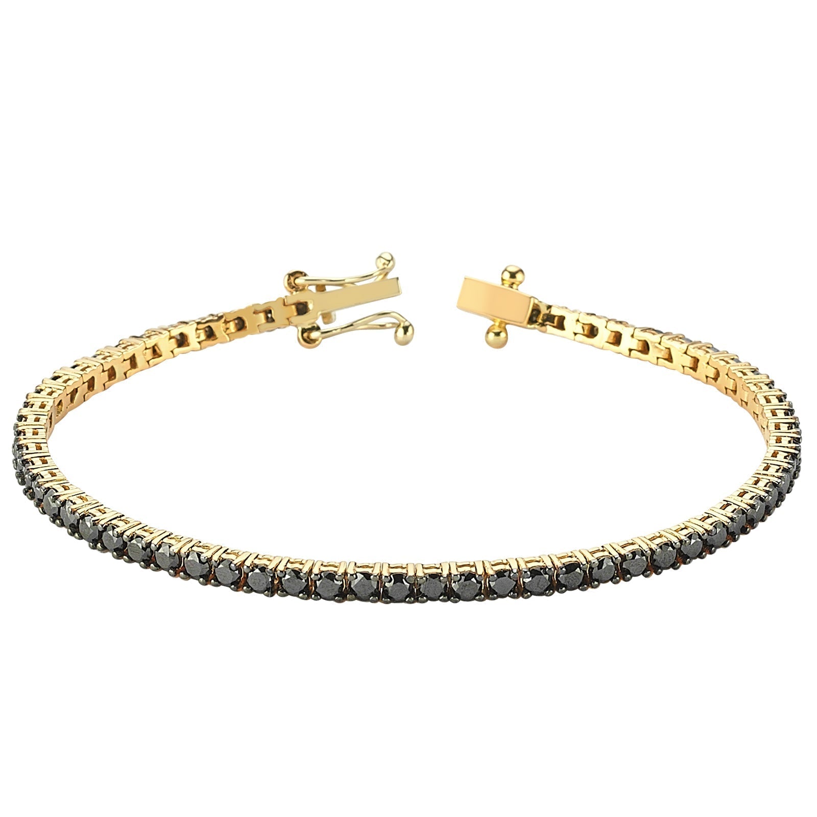 Bratara Tennis LDBA0068 din aur alb 18k cu diamante - Bijuterii LA ROSA