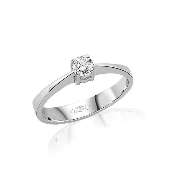 Inel de logodna LRY147 din platina cu diamant - Bijuterii LA ROSA