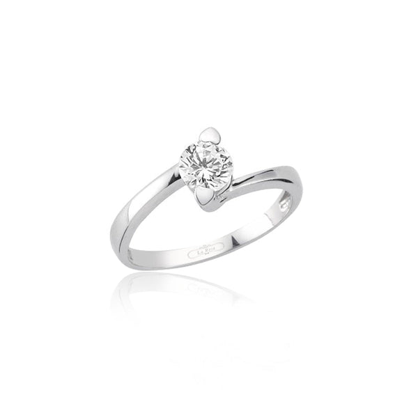 Inel de logodna LGRA1338 din platina cu diamant - Bijuterii LA ROSA