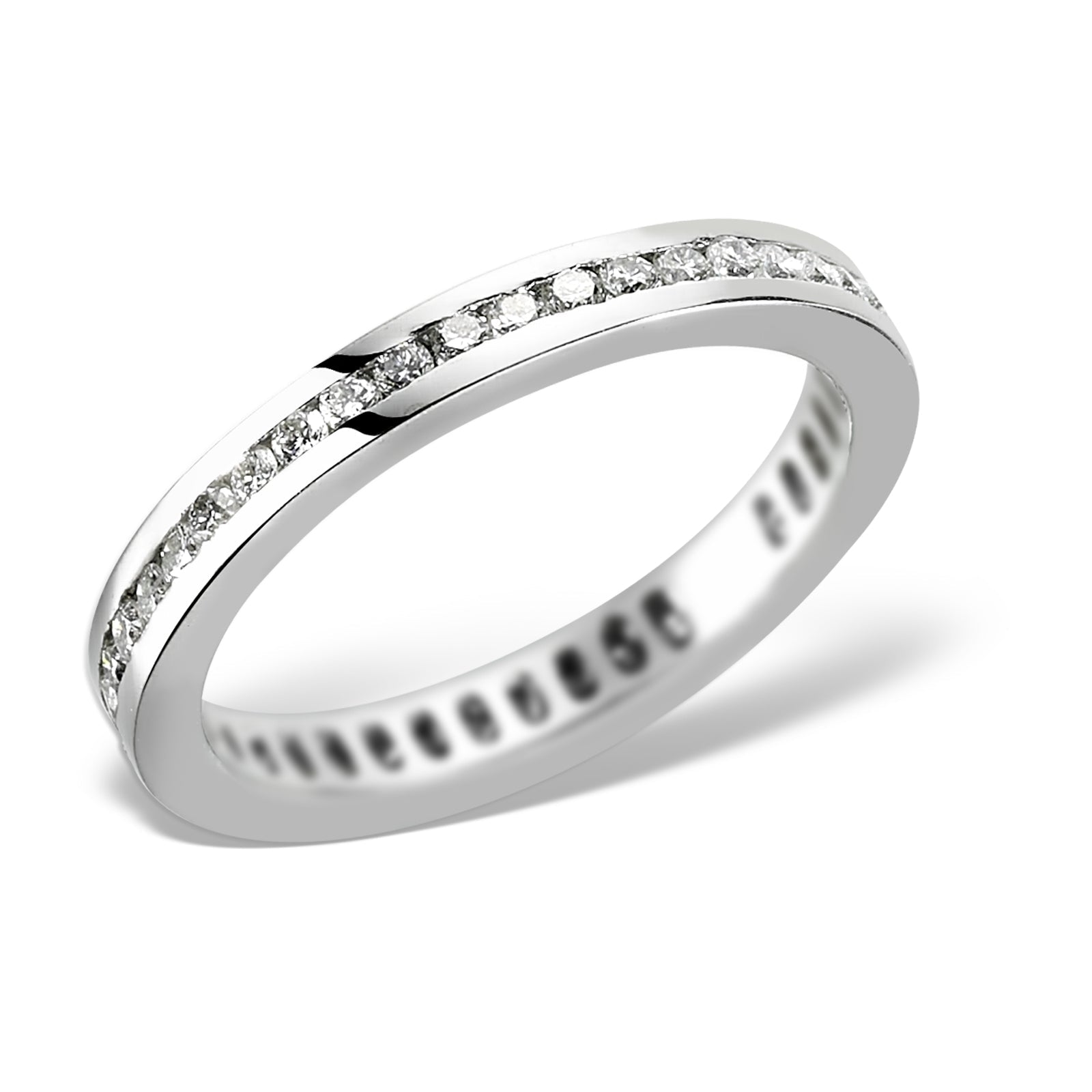 Inel LR00042 din aur alb 18k cu diamante - Bijuterii LA ROSA