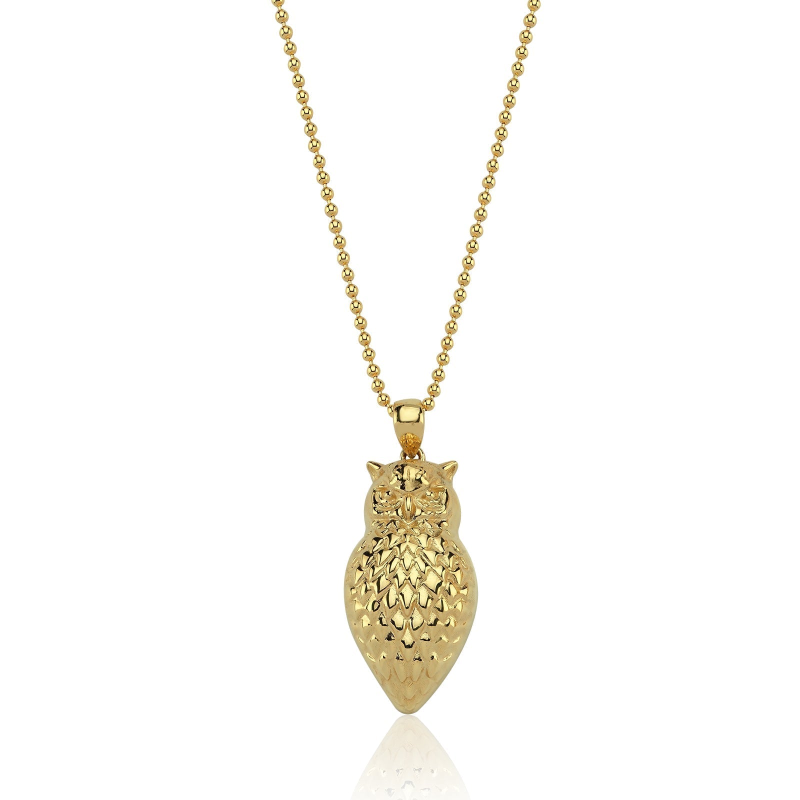 COLIER BARBATESC LRSM106 DIN AUR GALBEN 14K FORMA BUFNITA - Bijuterii LA ROSA - Verighete si Inele de Logodna, bijuterii cu diamante